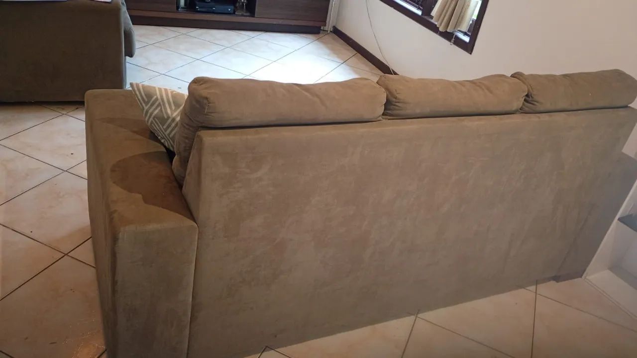 Sofá retrátil 3 e 2 lugares - Foto 3