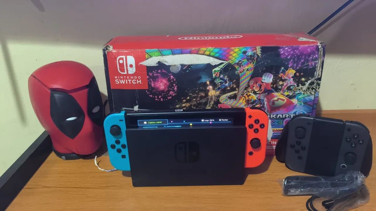 Nintendo switch v2,  256gb , lojas virtuais  - Foto 4