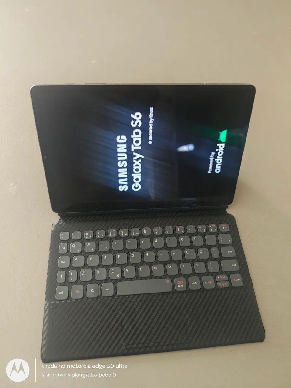 Tablet Tab s6 6g de ram 128 de memória completo 