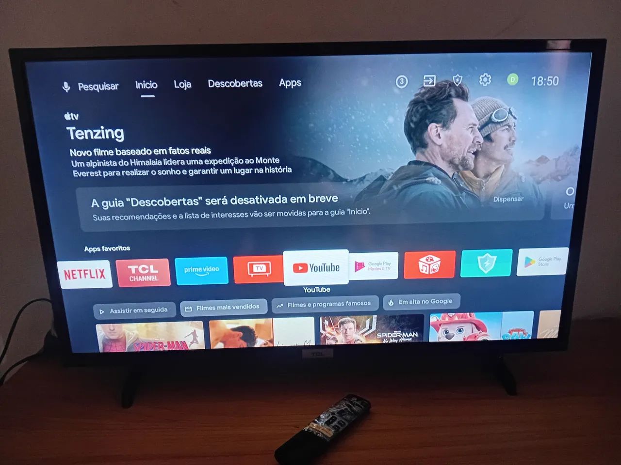 Tv smart  tcl android 32 polegadas  - Foto 5
