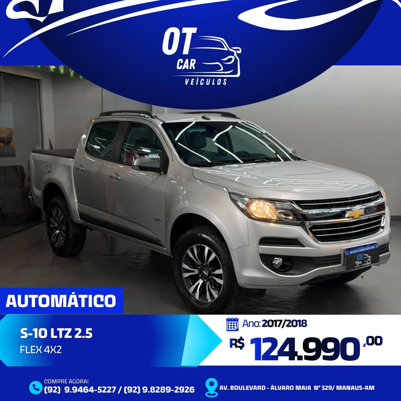 Chevrolet S10 S10 Pick-Up LTZ 2.5 Flex 4x2 CD Aut. 2018