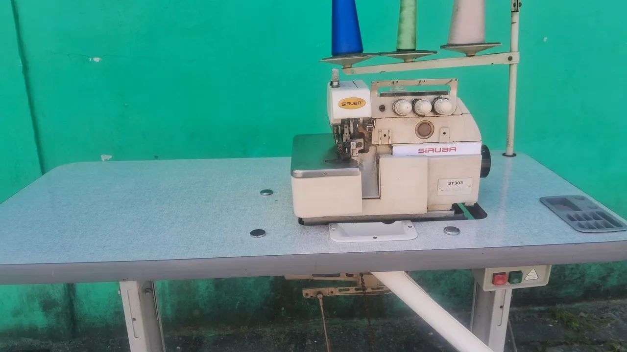 Máquina overlock industrial siruba  elétrica  - Foto 2
