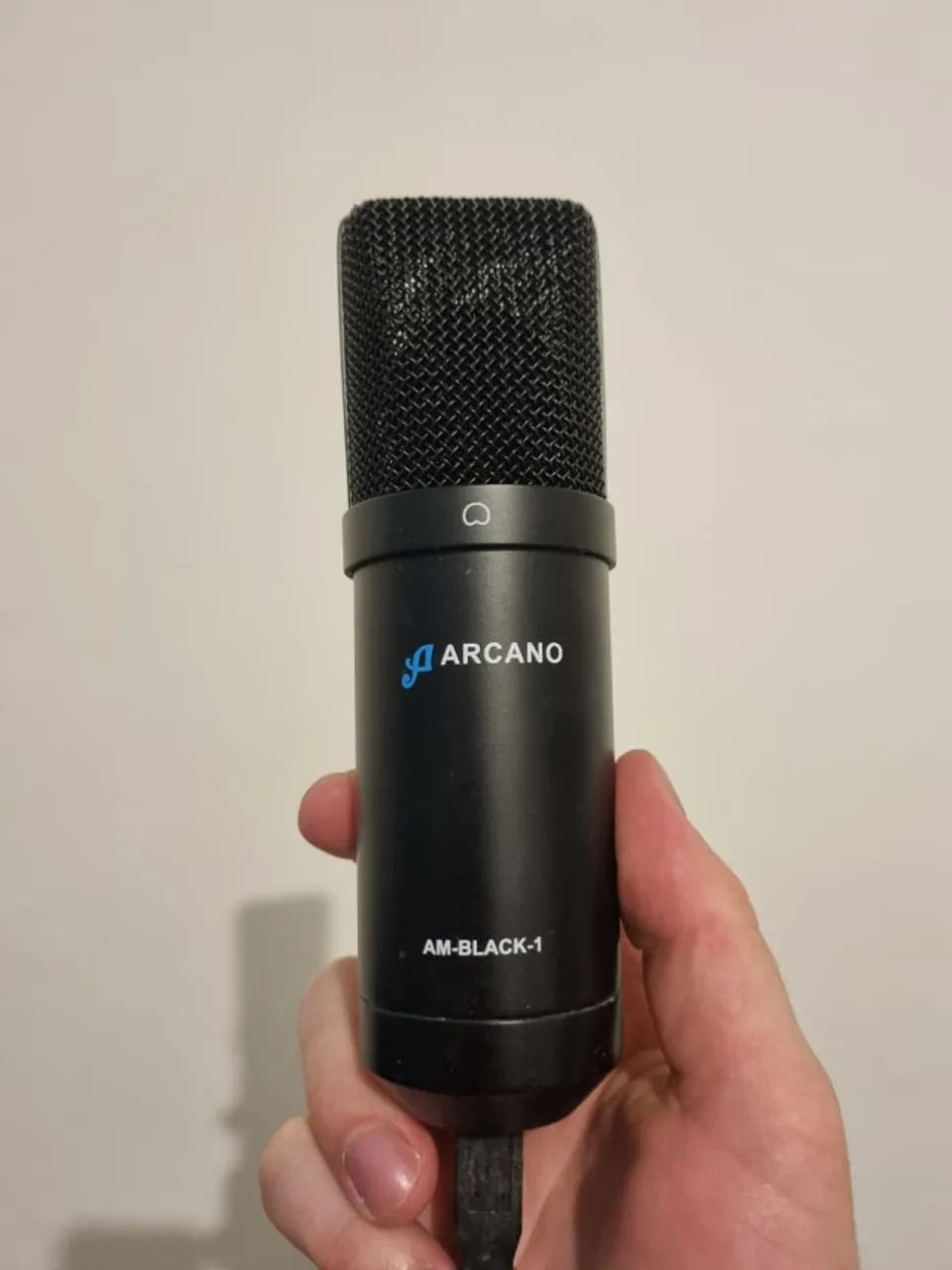 Microfone condensador USB ARCANO AM BLACK 1 + Suporte
