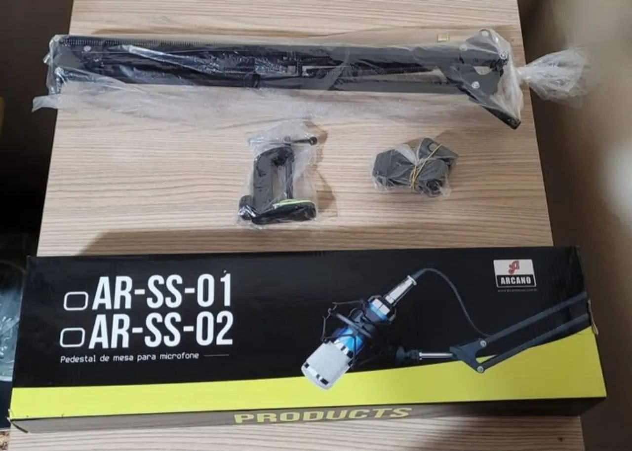 MICROFONE ARCANO AM-BLACK - 1 e Pedestal - Foto 2