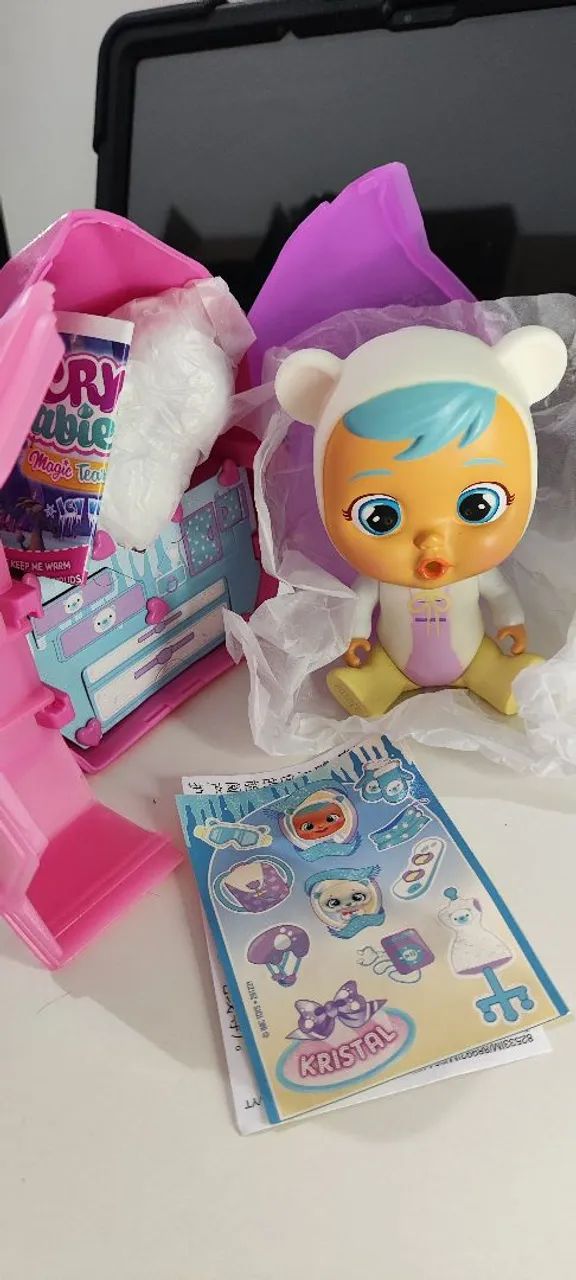 Boneca Cry Babies, Crystal, Ice Word  - Foto 4