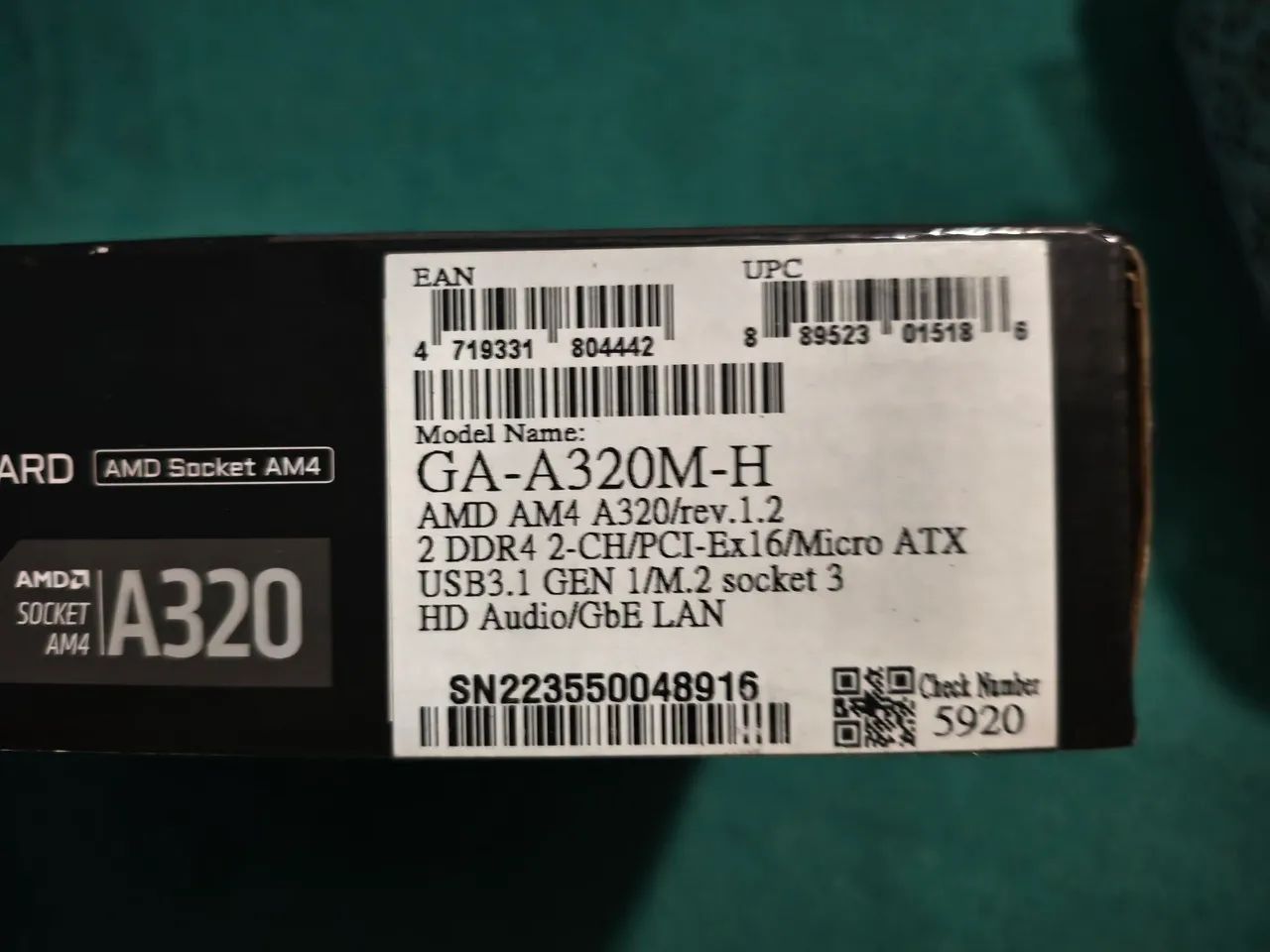 Placa-mãe Gigabyte A320M-H AM4 DDR4 ? Funcionando perfeitamente - Foto 4
