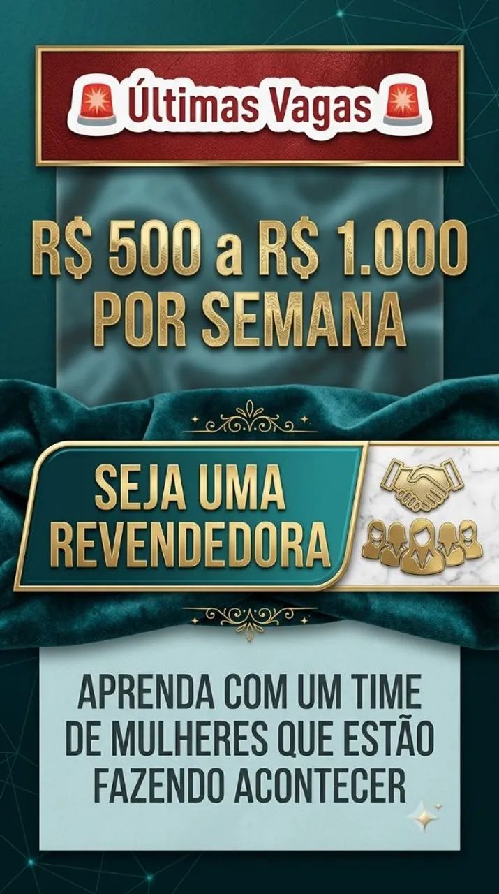 Seja representante VELMORA 