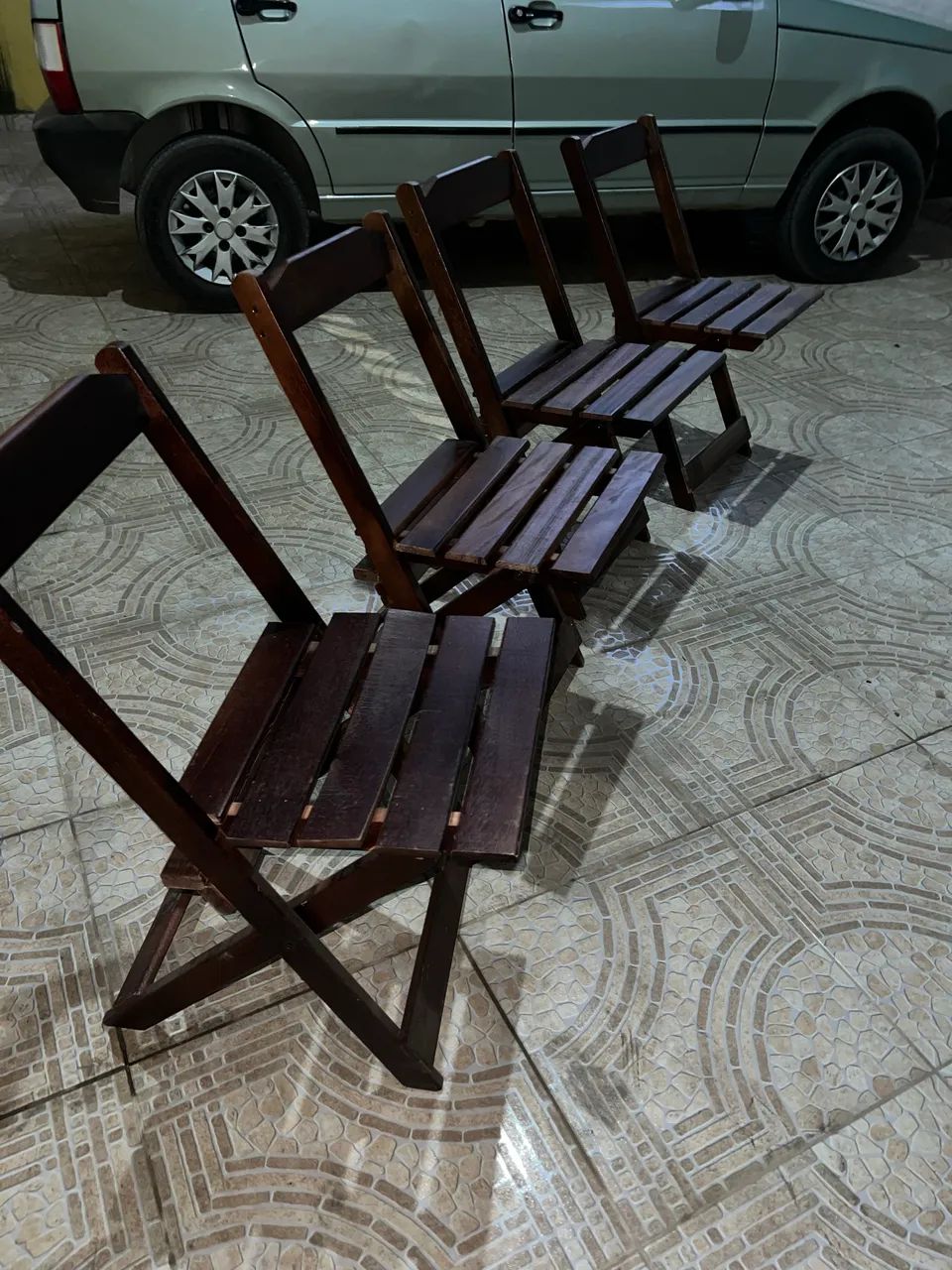Jogo de mesa dobrável  - Foto 2