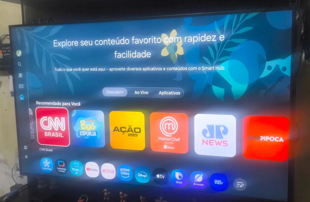 Smart tv 50" cristal 4k semi nova bordas infinita  - Foto 2