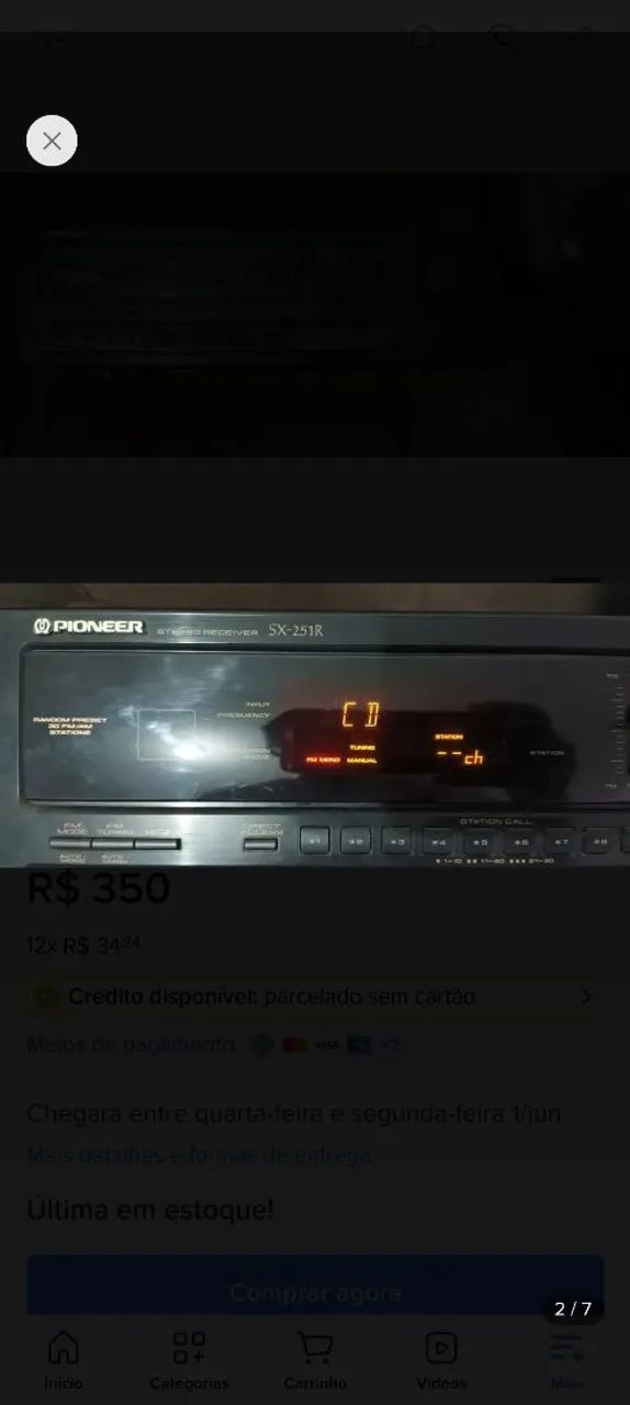 Receiver Pioneer sx215r - Foto 2