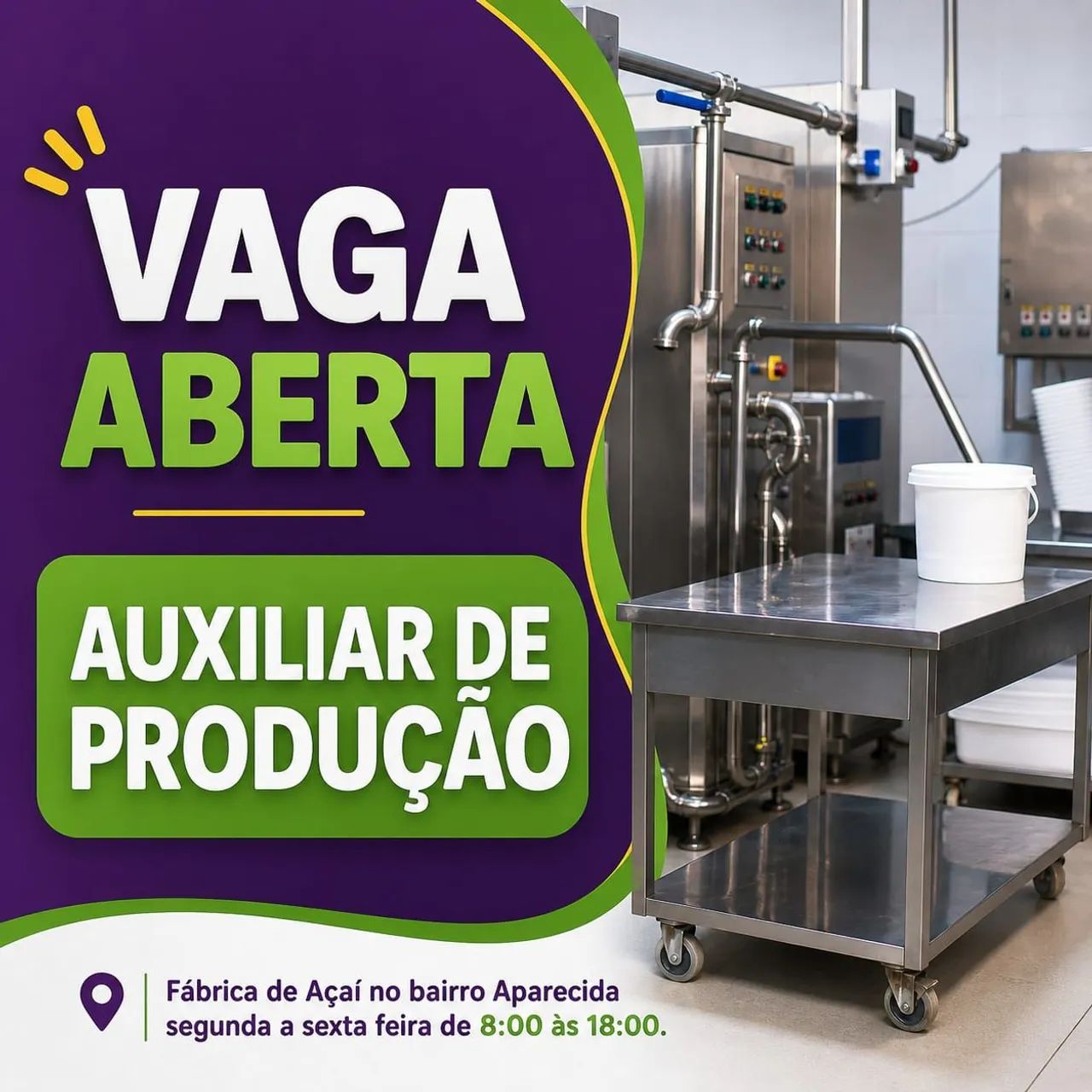 Auxiliar de produção
