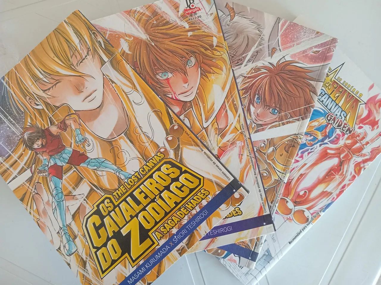 Cavaleiros do Zodíaco The Lost Canvas - Saint Seiya mangás