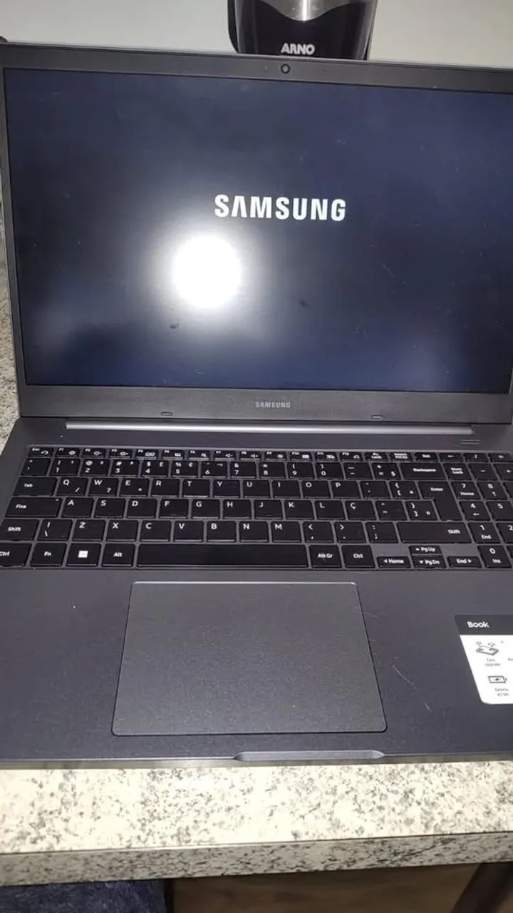 Notebook Samsung Book Celeron Cinza - Foto 3