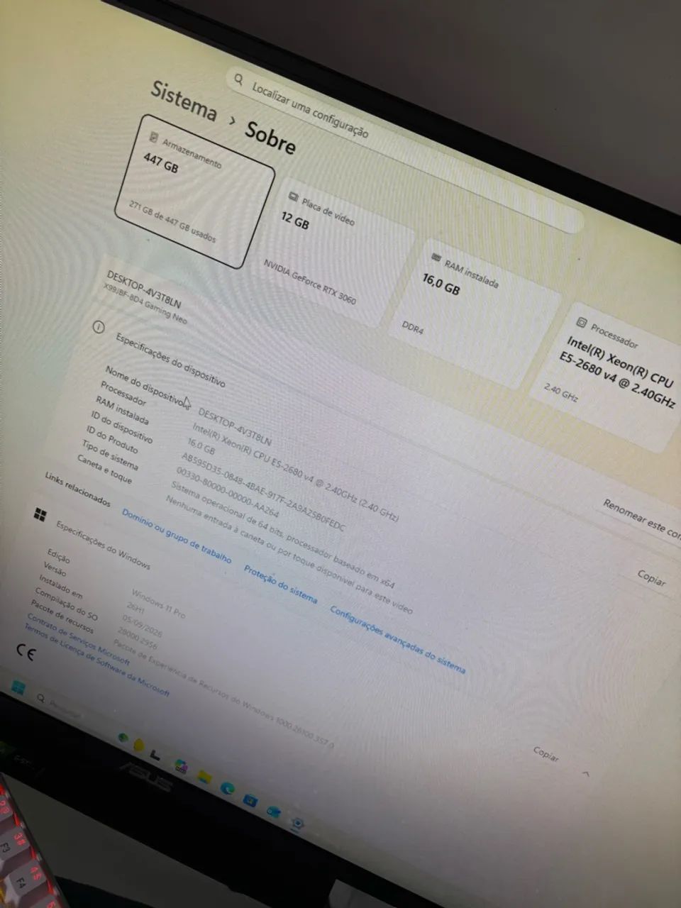 Monitor Asus 27? 165hz - Foto 2
