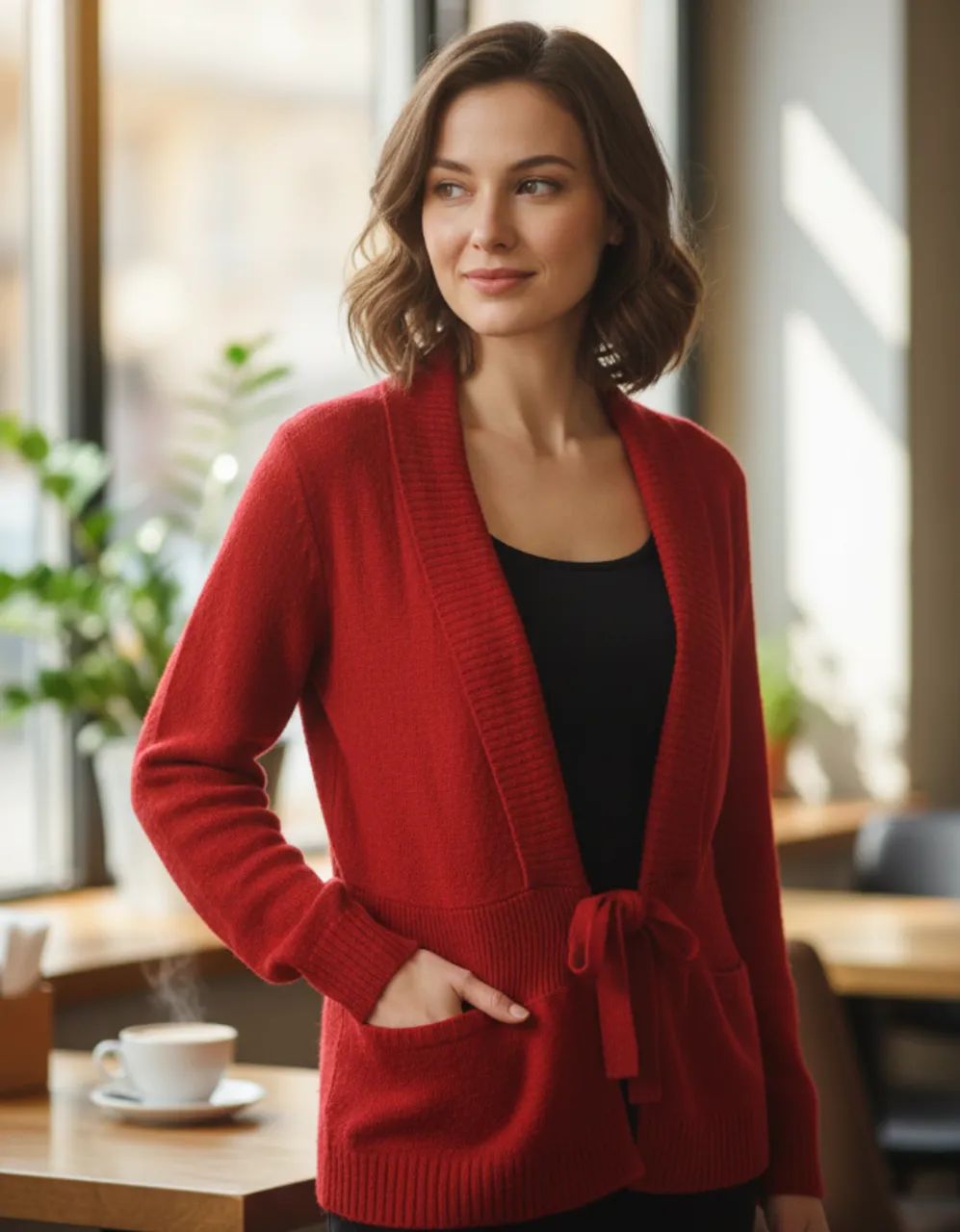 Blusa de frio vermelha Caedu - Foto 3