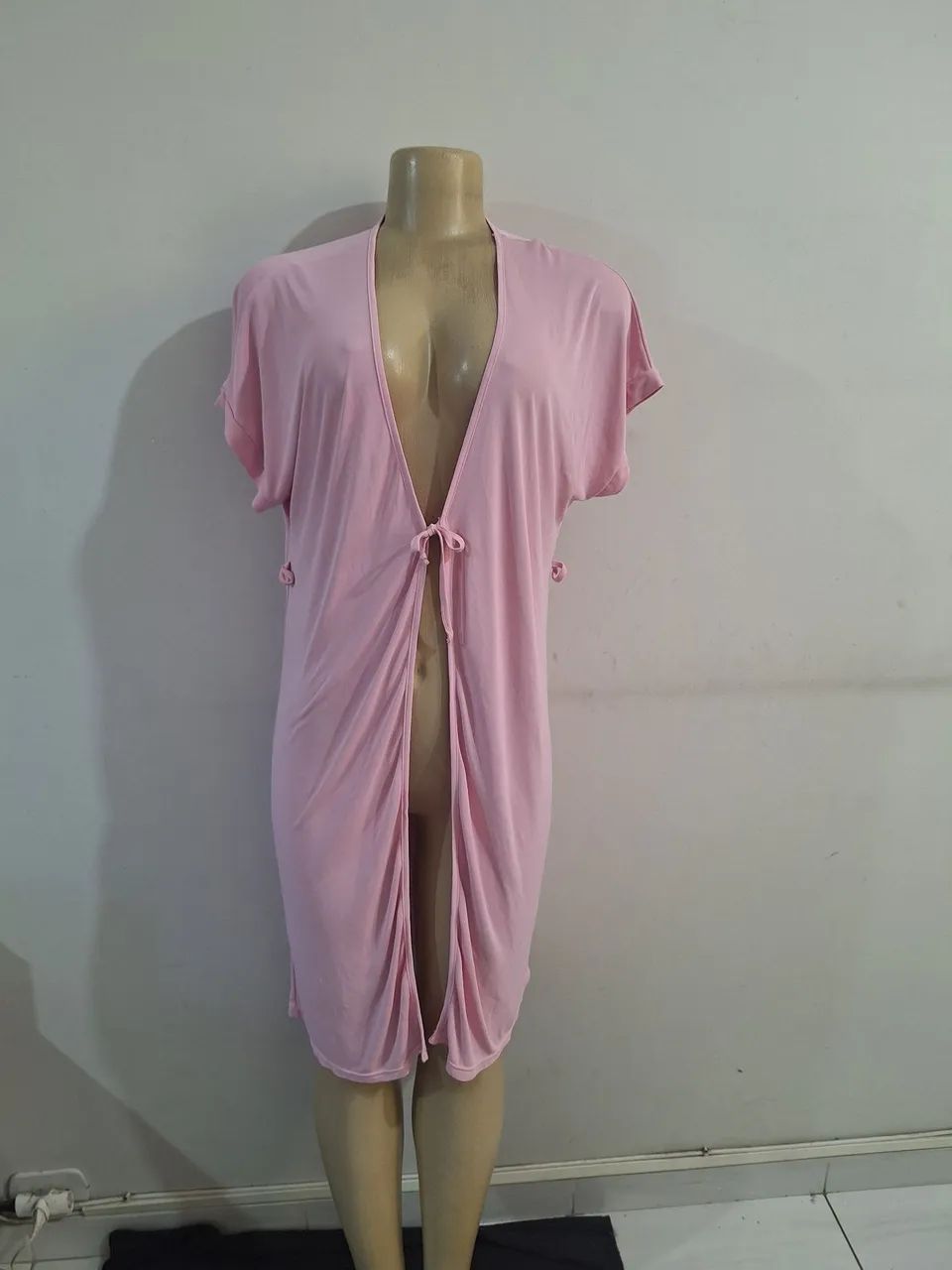 Robe feminino rosa 