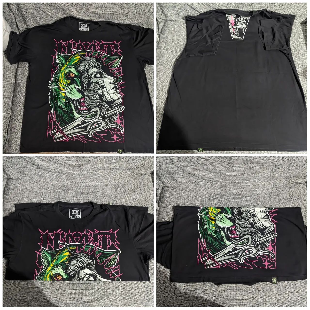 Camiseta Vomit3D - Tam XM - Grayskull (He-Man)