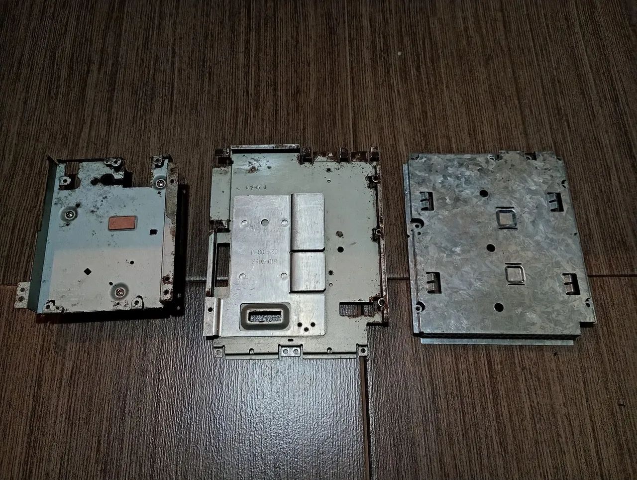 Dreamcast - placas de metal para, placa mãe e carcaça unidade ótica.