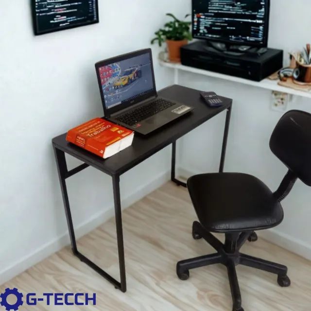 Escrivaninha Reforçada NOVA Mesa de Estudo Industrial Multiuso para Computador Notebook - Foto 3