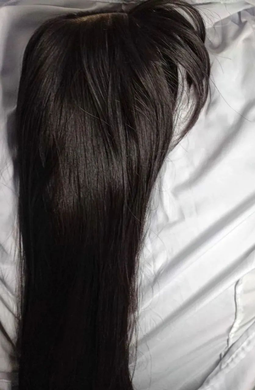 Lace/wig/peruca indentica a cabelo humano - Foto 5