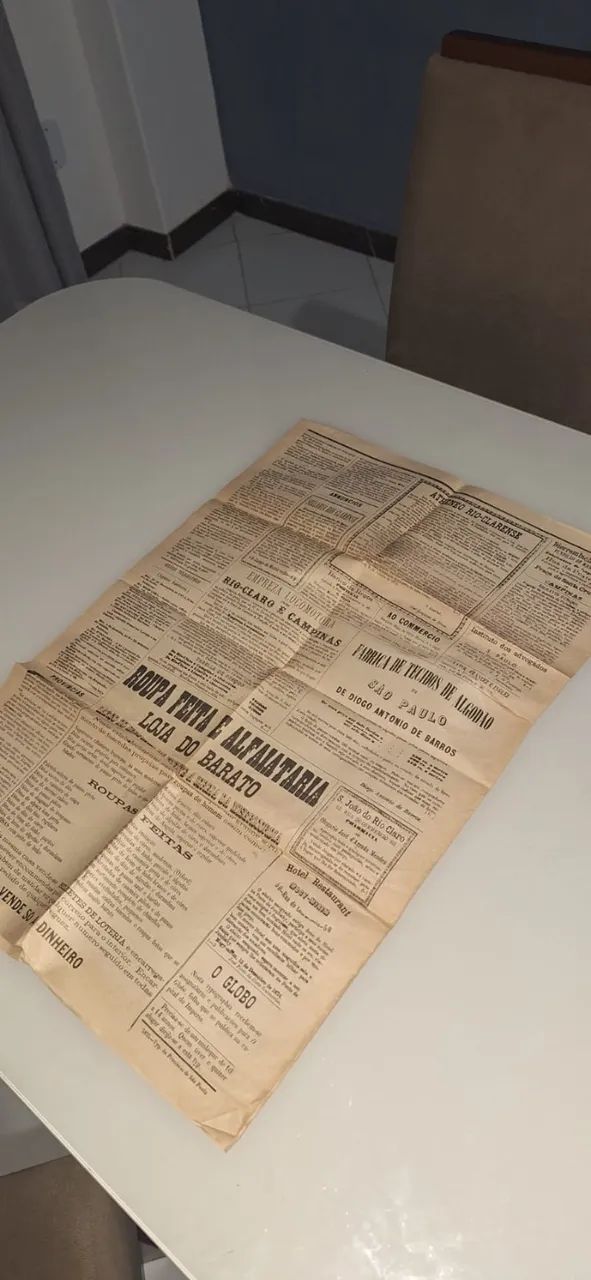 Jornal antigo 1875 - Foto 3