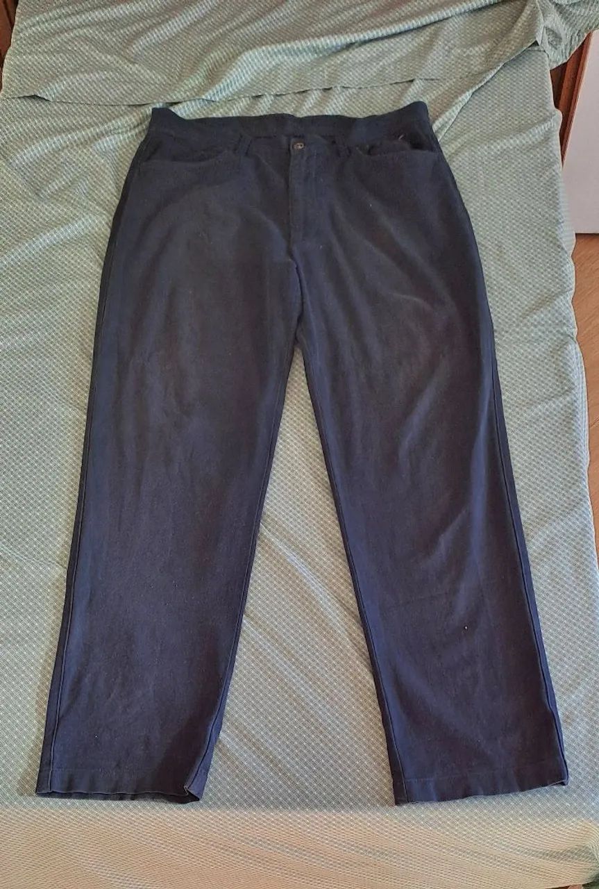 Calça antônio fusco, jeans denim, corte reto,  - Foto 2
