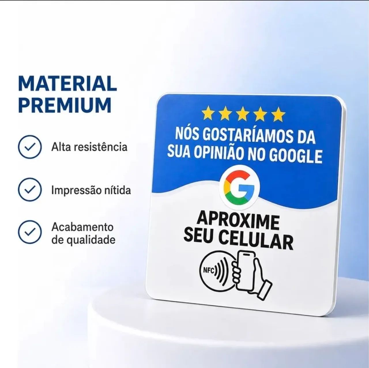 Plaquinha NFC para Avaliações no Google  - Foto 2