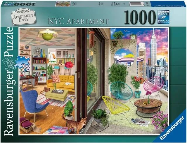 Puzzle Quebra-cabeça Ravensburger NYC Apartment, 1000 peças