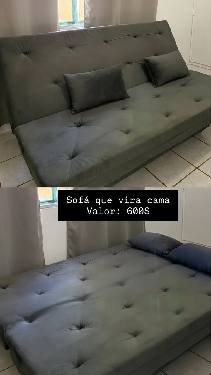 Sofá que vira cama