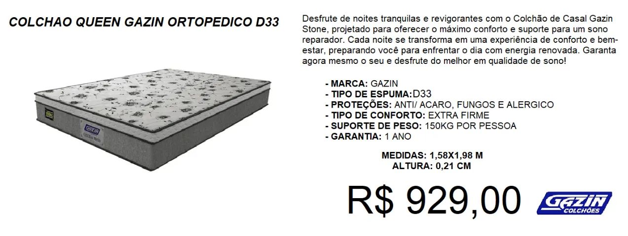 D33 - queen - compre hoje e receba em até 72 horas