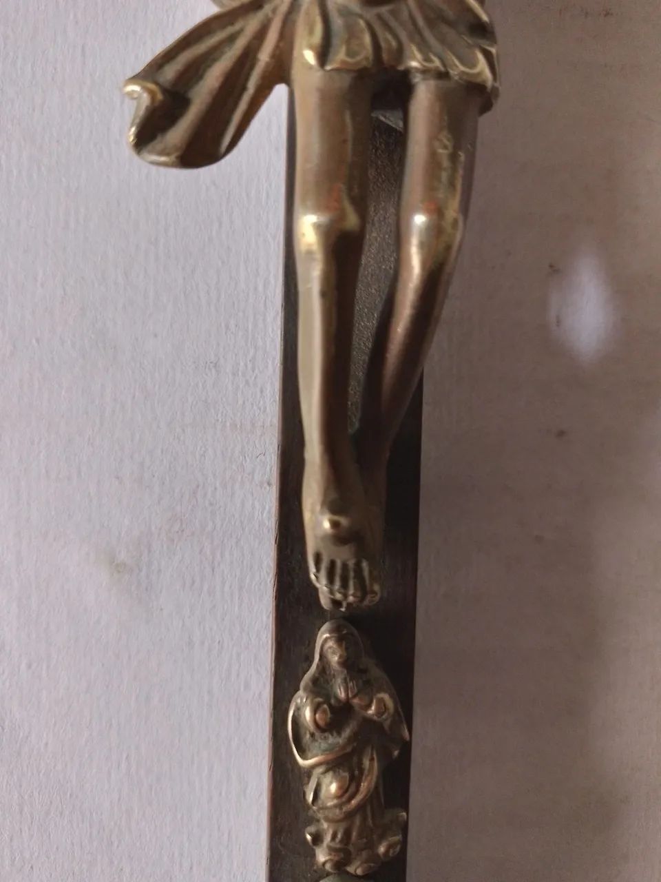 Crucifixo Antigo Raro Relíquia Com Mais de 100 Anos  - Foto 4