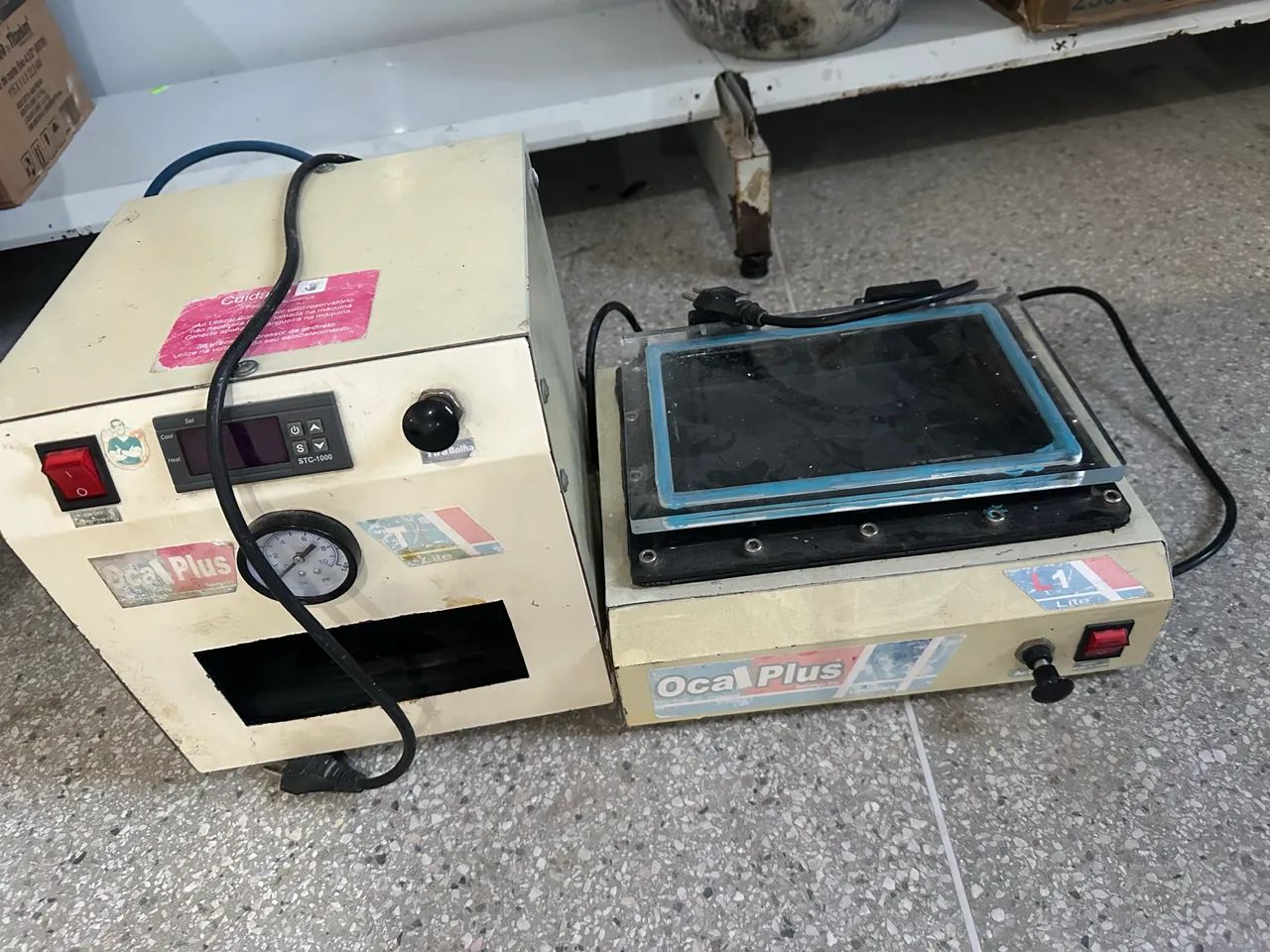 Oca plus troca vidro tira bolha assistência celular - Foto 2