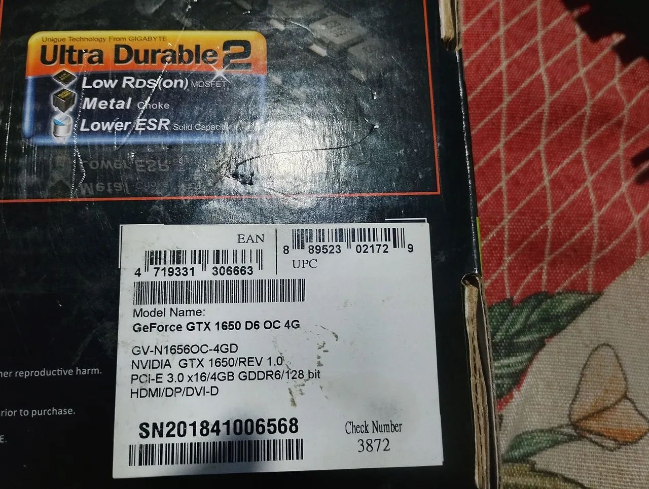 Placa de Vídeo GTX 1650 / 4GB NVidia Geforce  - Foto 6