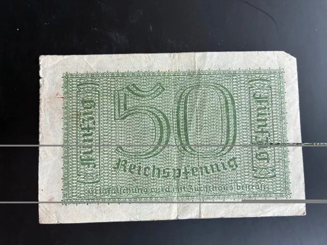 Cédula de 50 Reichspfennig de 1940-1945 - Foto 2