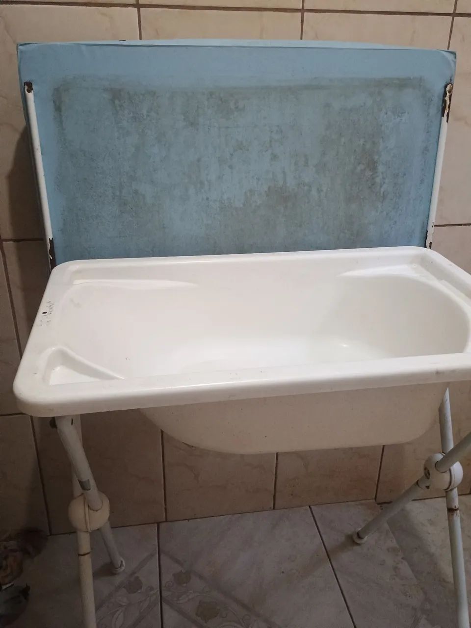 Banheira com trocador 