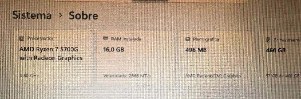 PC GAMER PRONTO PARA JOGAR, TRABALHAR E ESTUDAR - UBERLÂNDIA - Foto 2