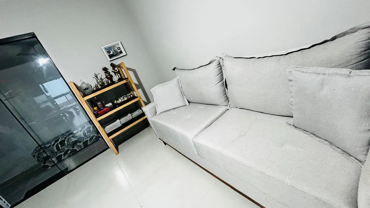 Jogo de sala, sofá, cama, geladeira e máquina de lavar - Foto 3