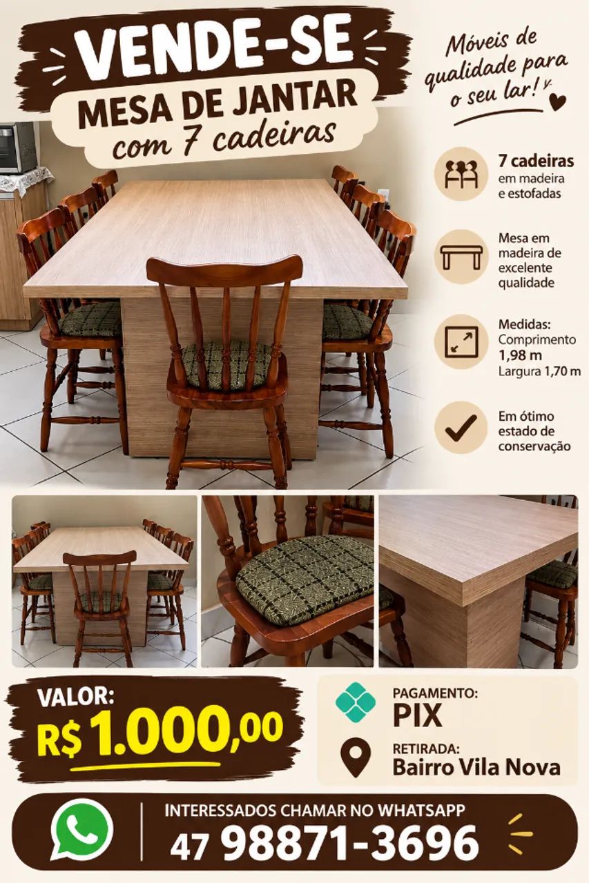 Mesa de Jantar Planejada