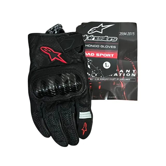 Luva Alpinestars SMX-1 Air V2 Vermelha - Acessórios - Guanabara Luva Alpinestars SMX-1 Air V2 Vermelha - Acessórios - Guanabara