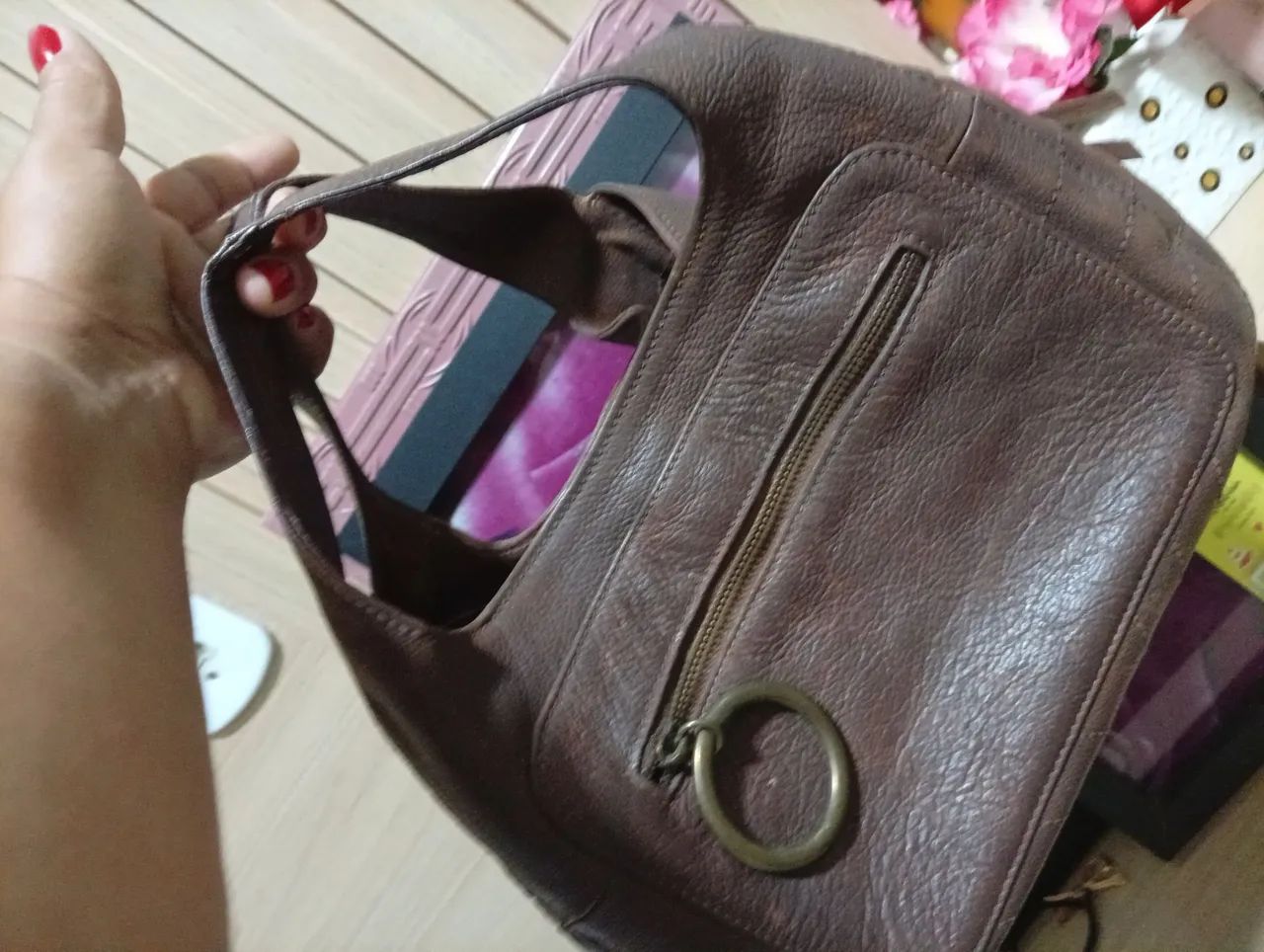 Bolsa em couro original Corello  - Foto 3