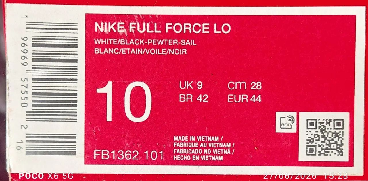 Tênis Nike Full Force 42 Novo - Foto 5