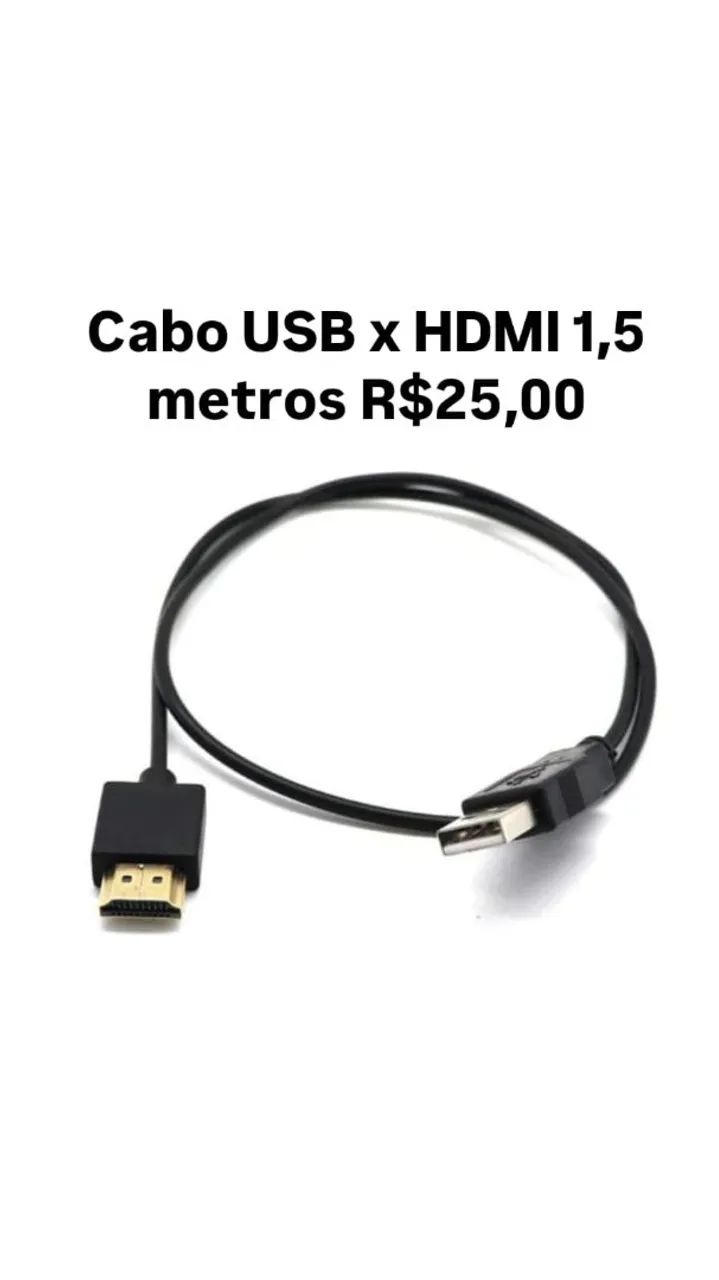 Cabos HDMI EM GERAL leiam a descrição  - Foto 2