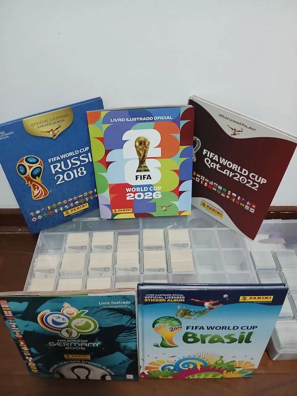 Completo seus albuns de copa do Mundo 