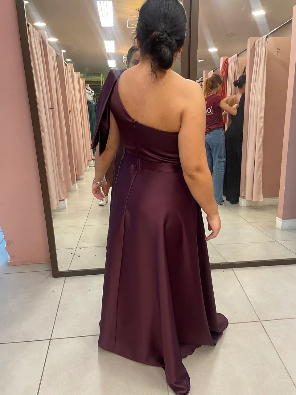 Vestido de festa uva profunda - Foto 2