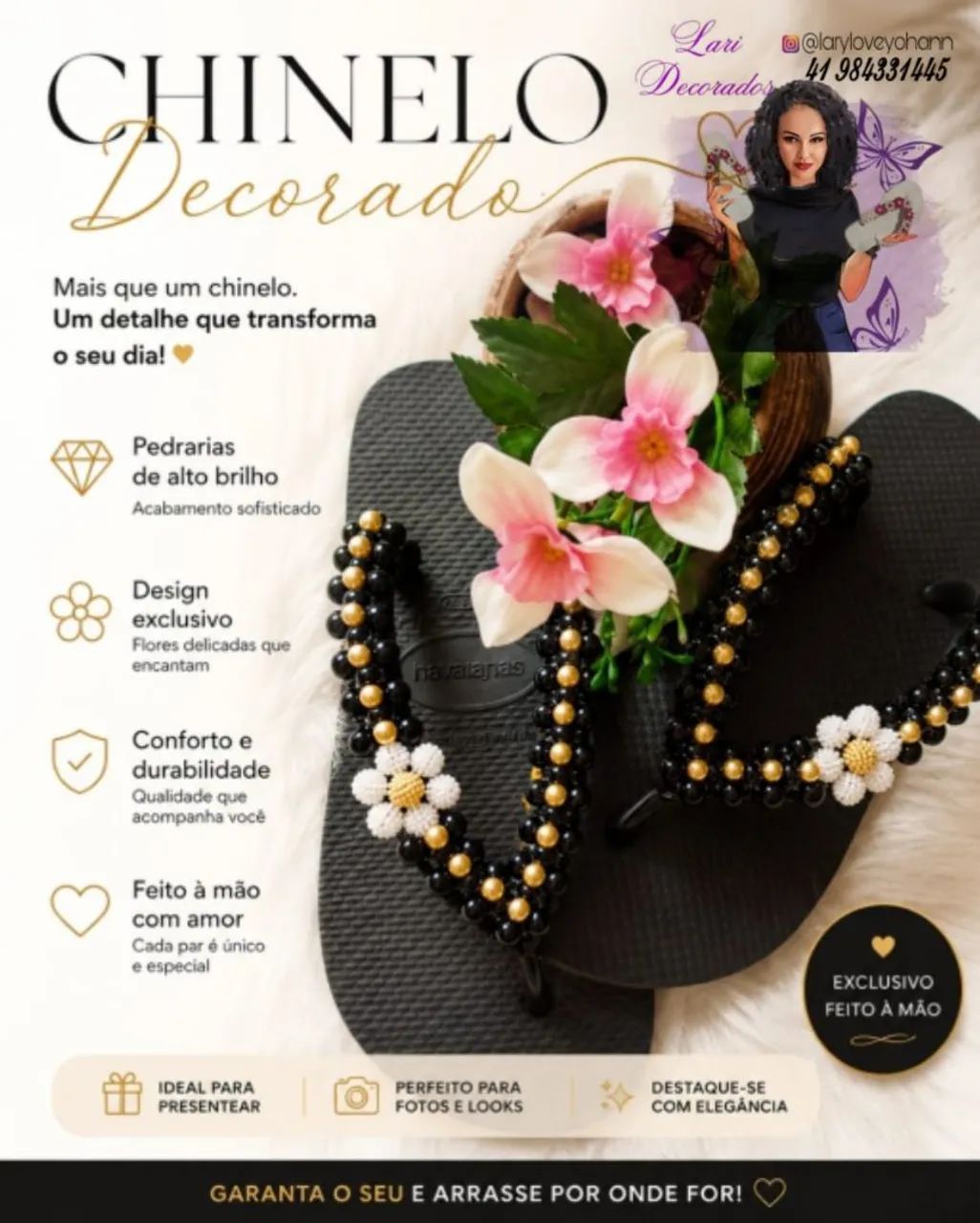 HAVAIANAS DECORADA - Foto 4