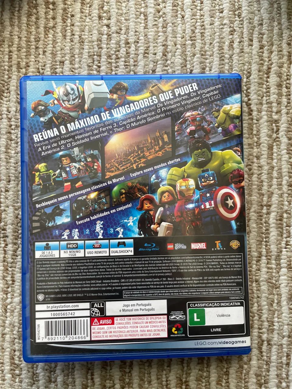 VINGADORES LEGO PS4 - Foto 3