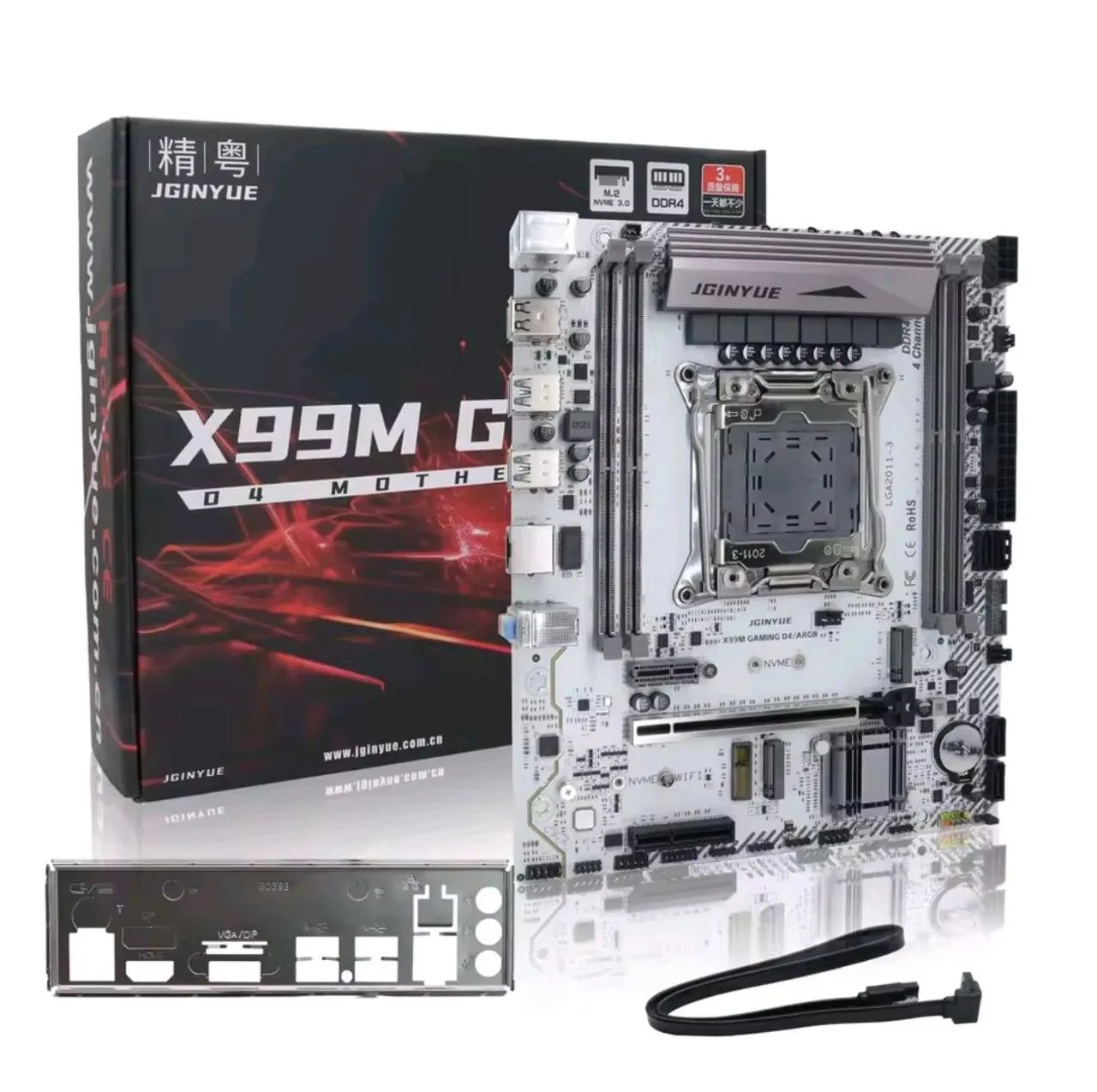 PLACA MAE X99 JGINYUE ARGB . PLACA ROBUSTA COM 8 FASES. - Foto 5
