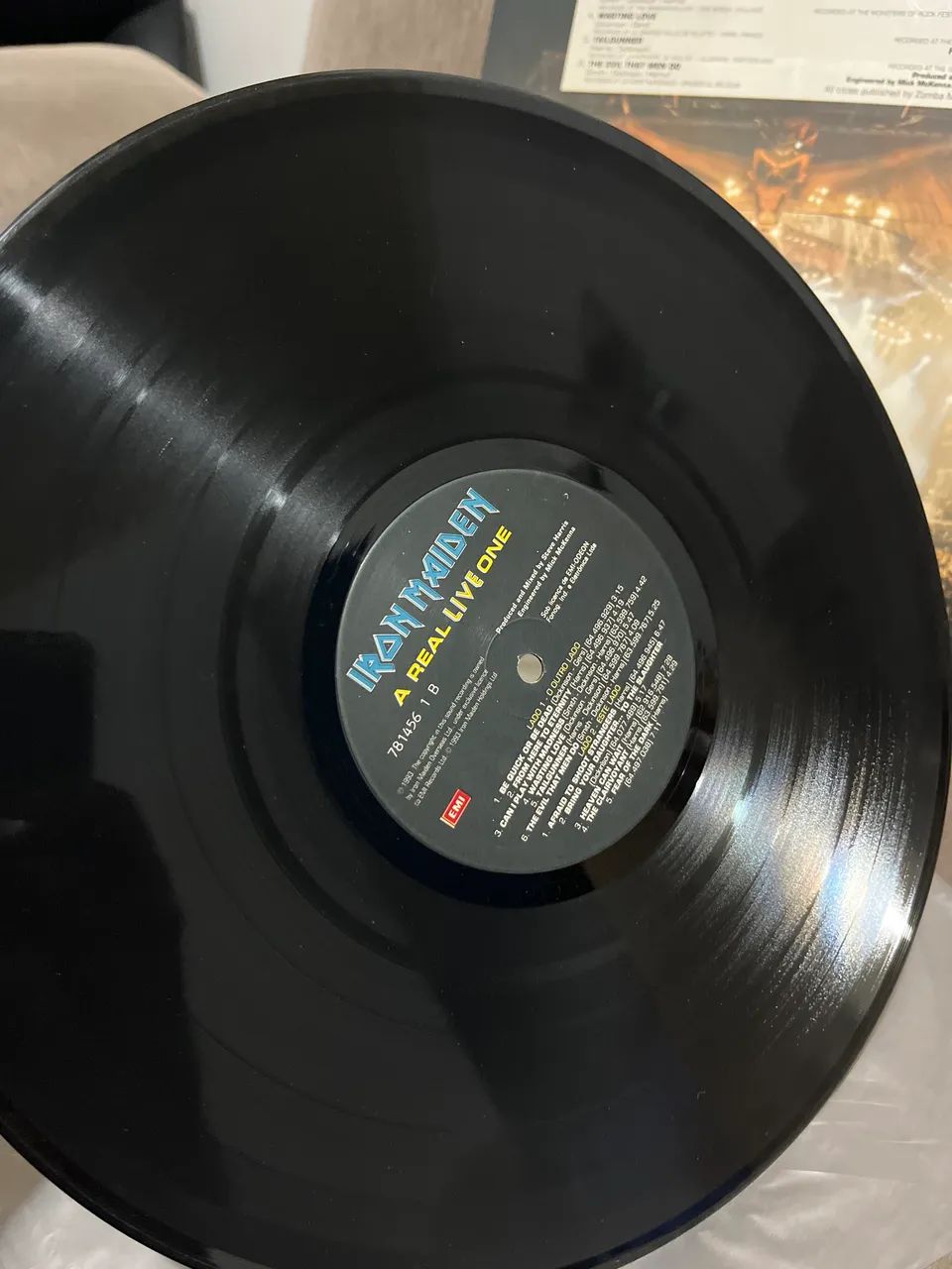 Lp iron maiden a real live one  - Foto 5