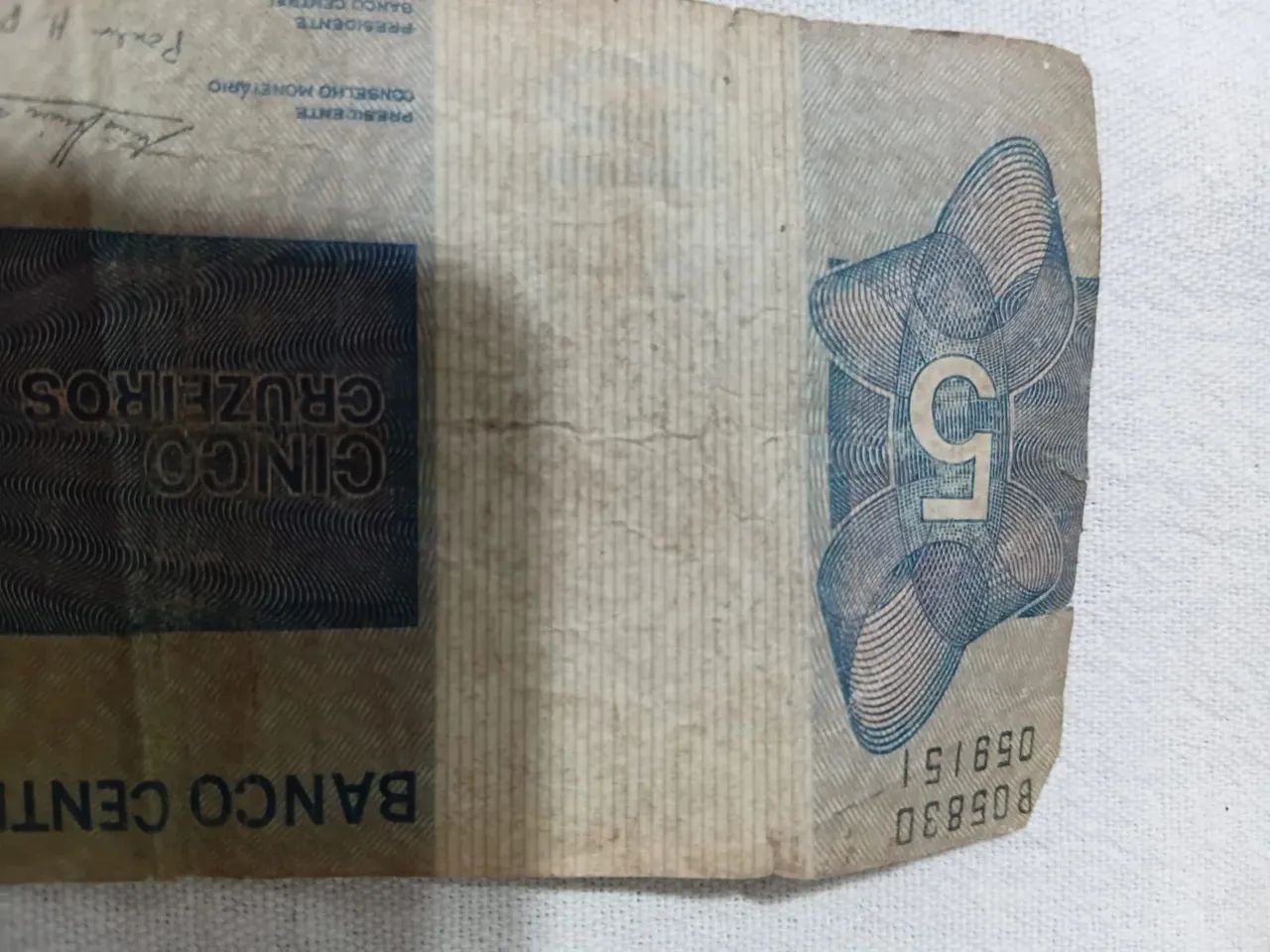 Nota de Cinco Cruzeiros - Foto 5