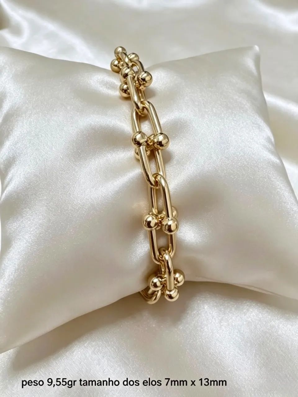 Pulseira Hardware em Ouro 18k 750